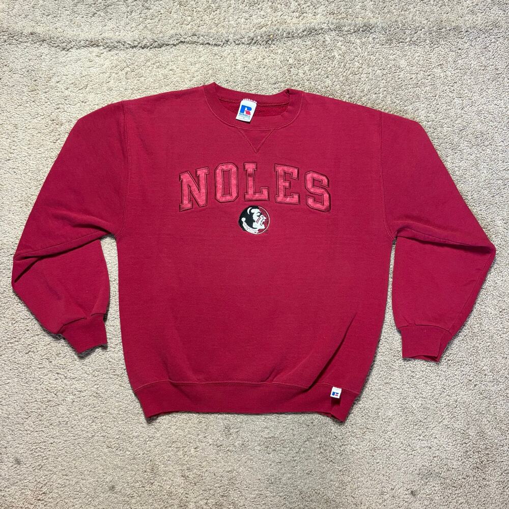 Vintage Russell Athletic Florida State Noles Sweatshirt Pullover Mens Sz M